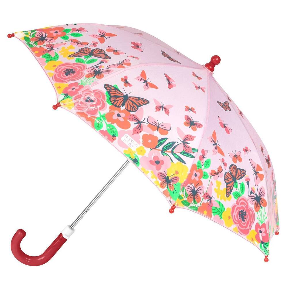 NEW STEPHEN JOSEPH kids color changing umbrellas in butterfly